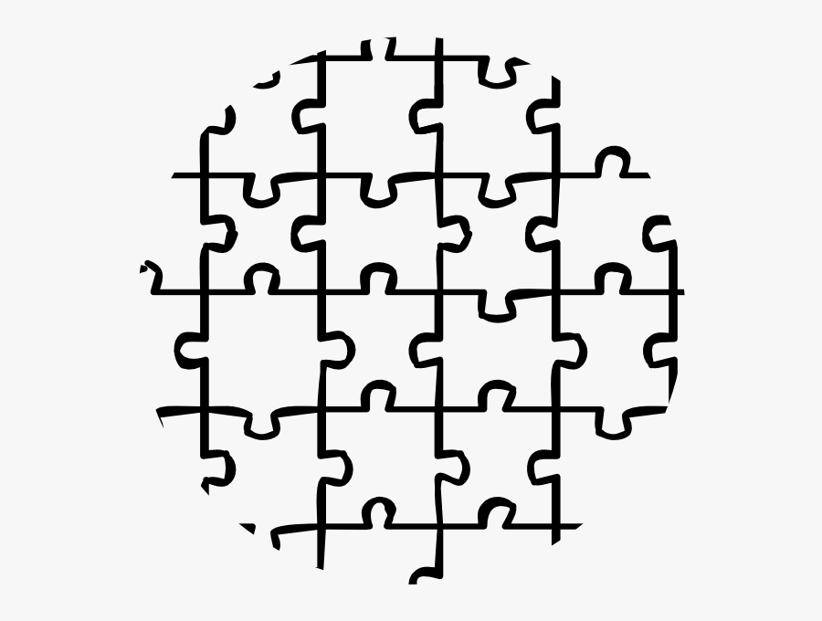 Circular Puzzle Piece Clip Art At Pngio - Large Circular Puzzle Pieces, Transparent Clipart