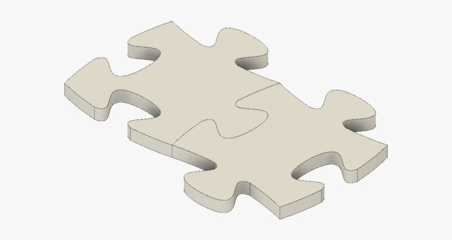 Clip Art D Cad Model Library - Jigsaw Puzzle, Transparent Clipart