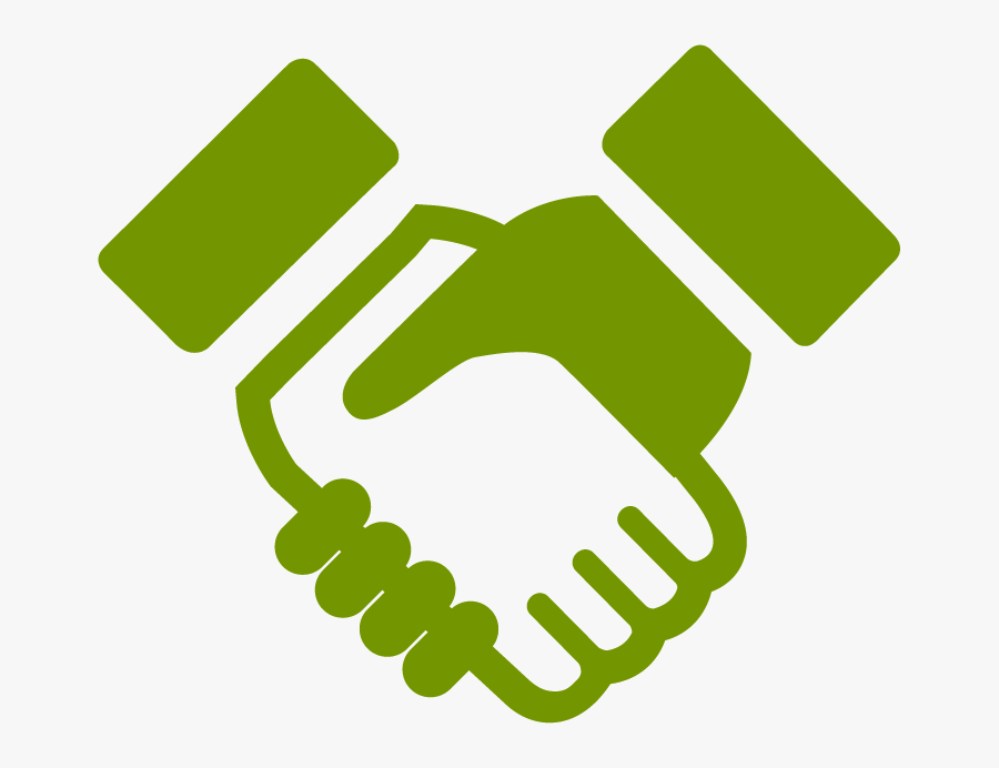 Green Handshake Icon - Hand Shake Icon Green, Transparent Clipart