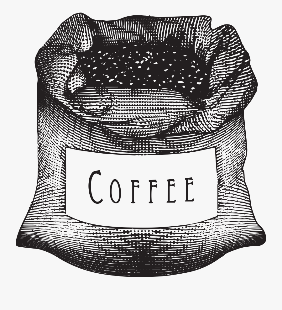 Coffee Clipart Bag - Bag Of Coffee Clip Art, Transparent Clipart