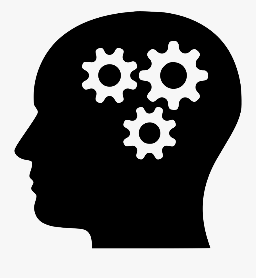 Think Head Svg Png Icon Free Download - Psychology Black And White ...