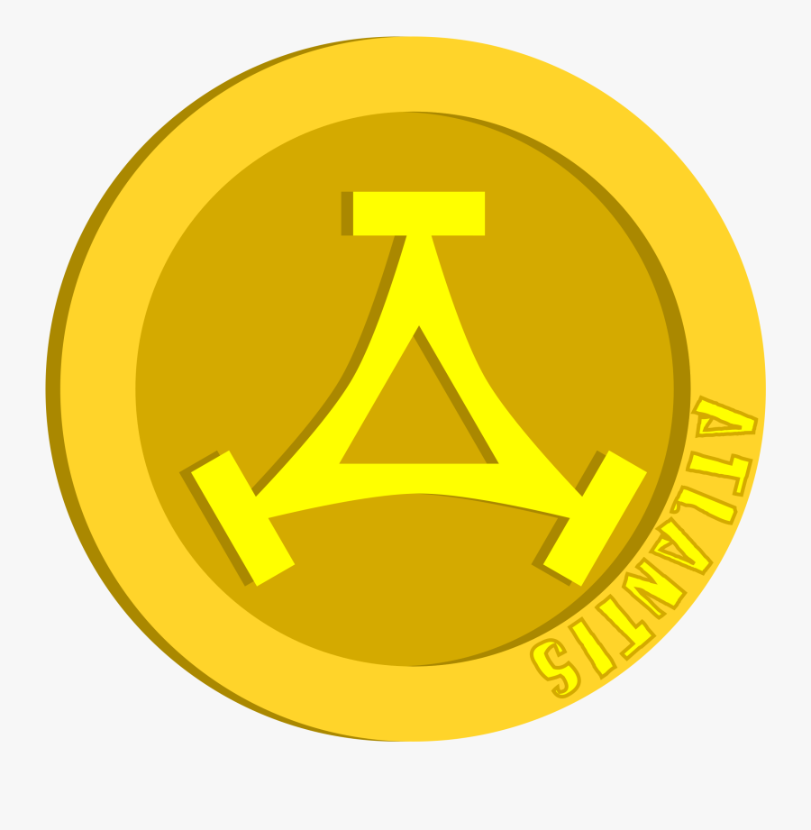 Atlantis Coin Clip Arts - Circle, Transparent Clipart