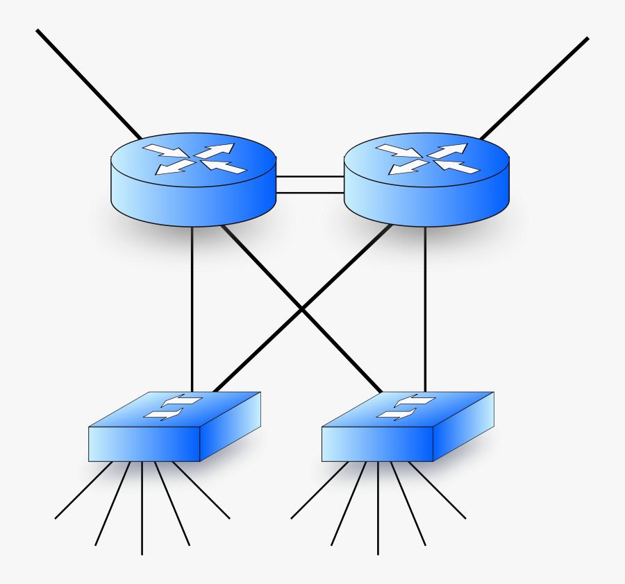 Redundant Network - Network Router Switch Icons Png, Transparent Clipart