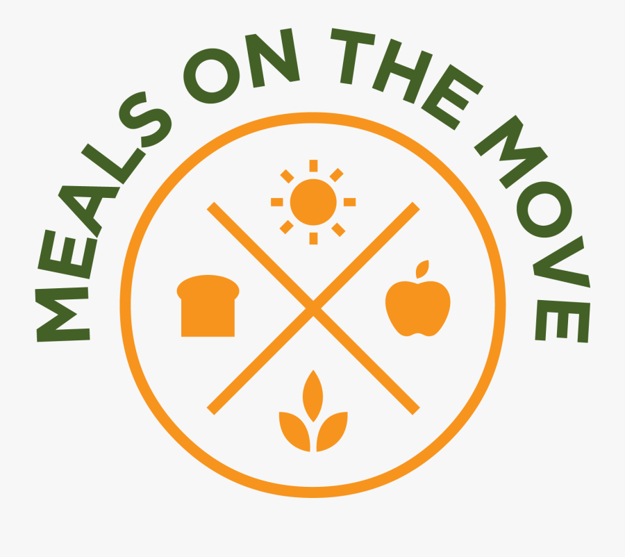 Meals On The Move Logo - Circle, Transparent Clipart