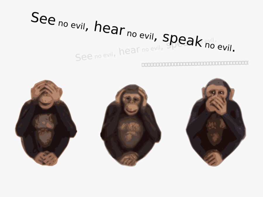 See No Evil Hear No Evil Speak No Evil Svg Clip Arts - See No Evil Hear No Evil Speak No Evil Png, Transparent Clipart