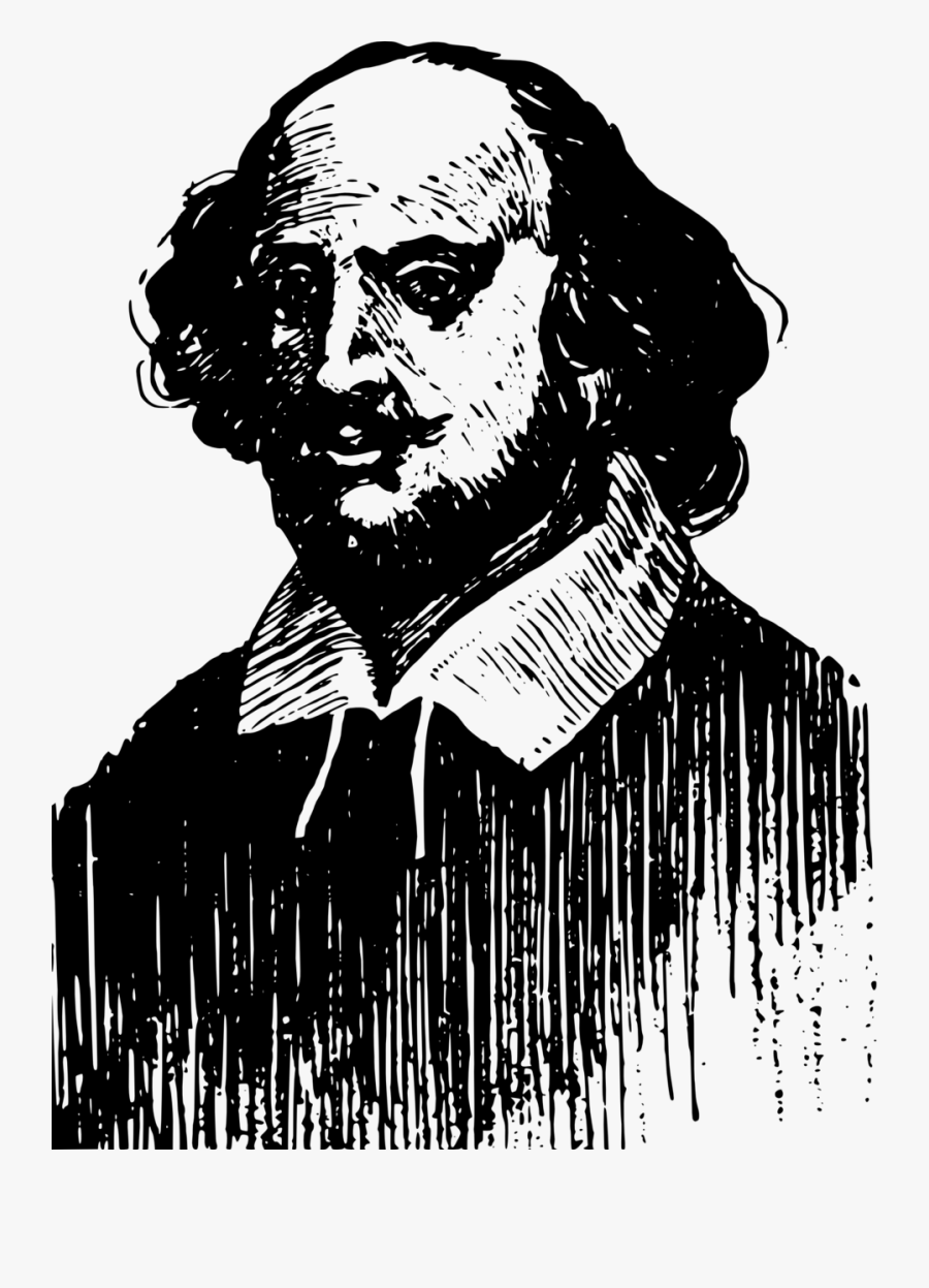Free Clipart - Shakespeare - Face - J4p4n - Poster Design For English Literature, Transparent Clipart