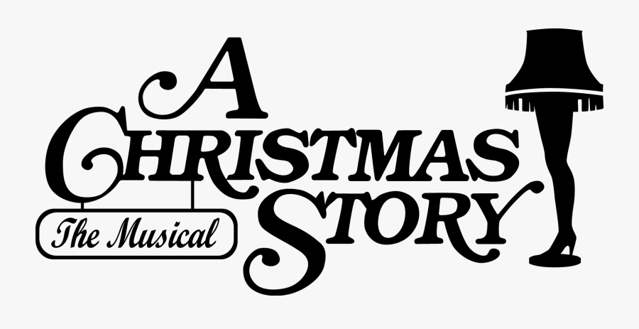 A Christmas Story Clipart - Christmas Story Musical Logo, Transparent Clipart