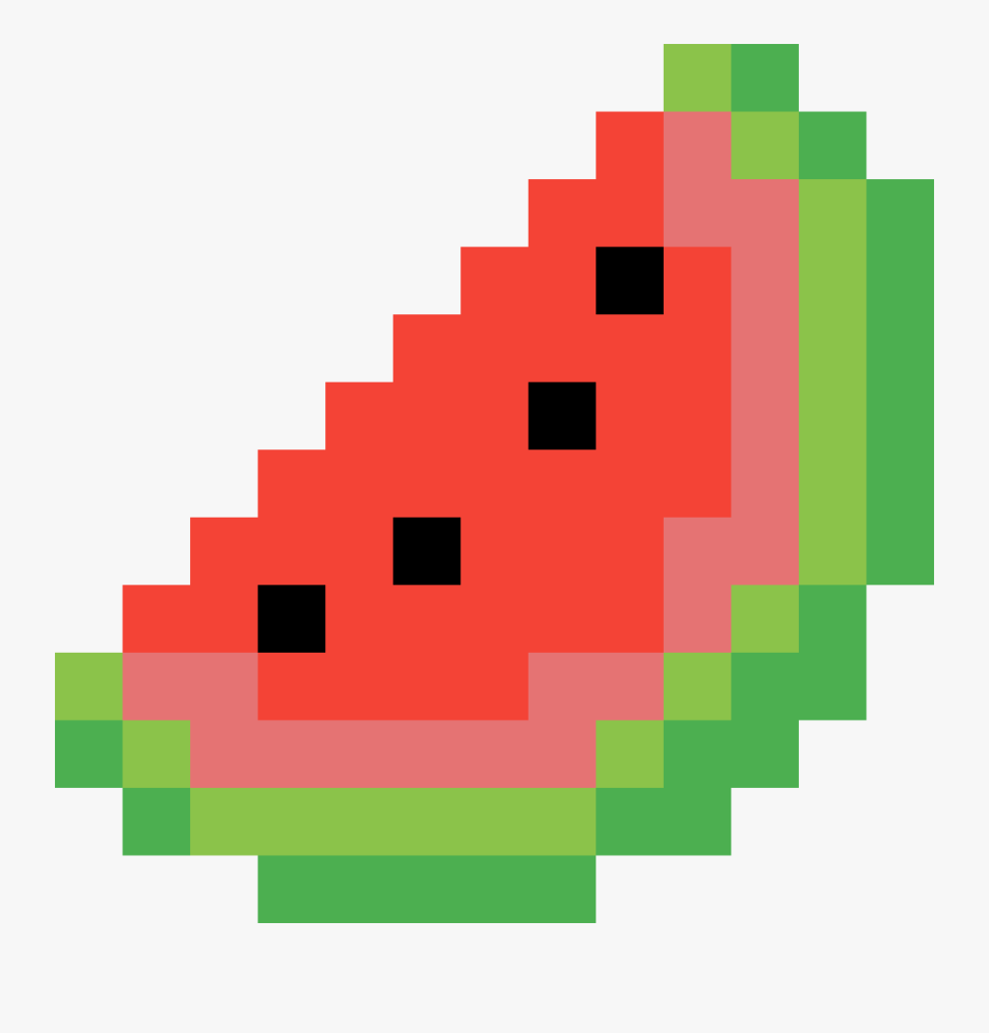 Watermelon Pixel Art Free Transparent Clipart Clipartkey