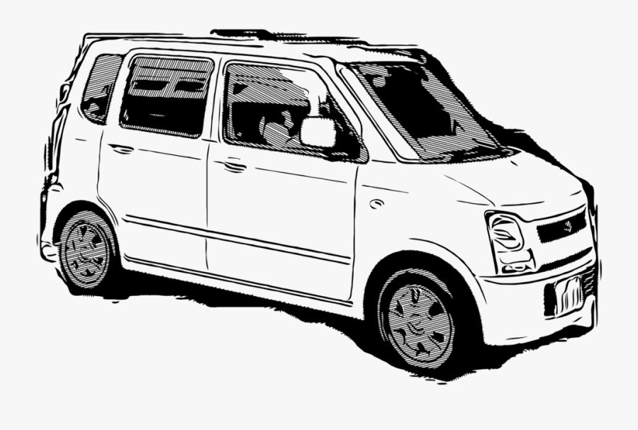 Microvan,compact Van,van - Suzuki Wagon R Clipart, Transparent Clipart