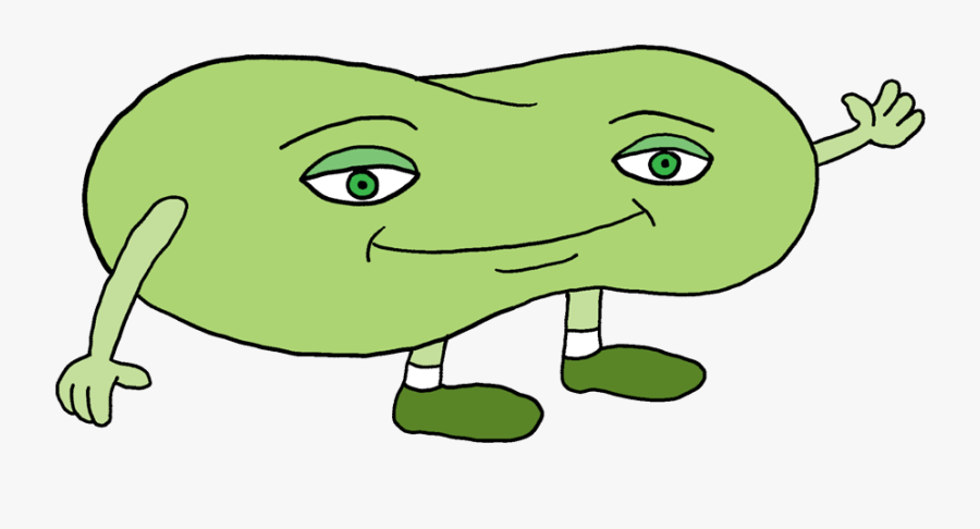 Friendly Bean, Transparent Clipart