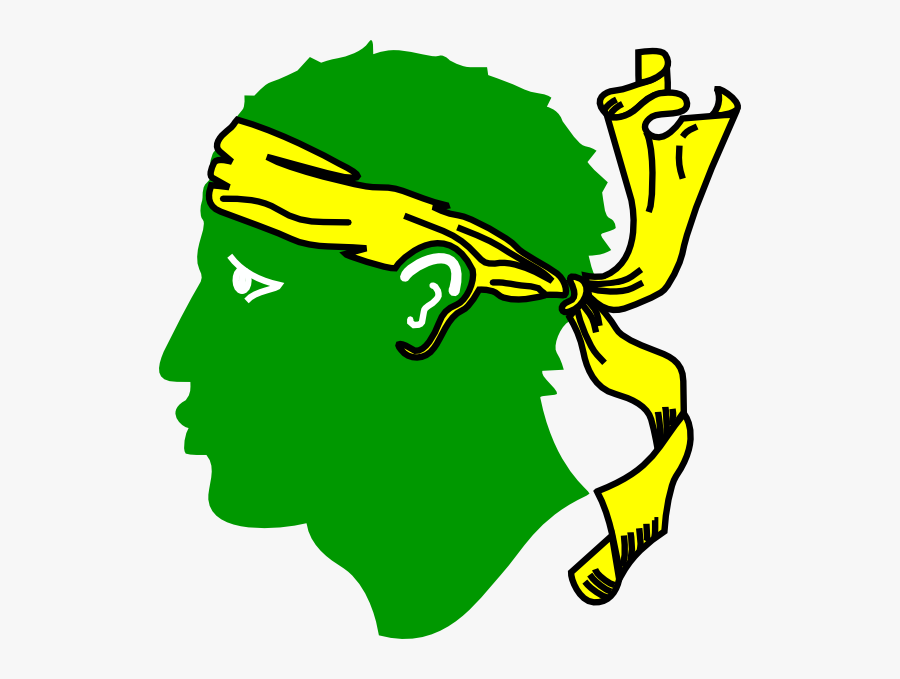 Eco Friendly Green Man Svg Clip Arts - Corsica Flag, Transparent Clipart