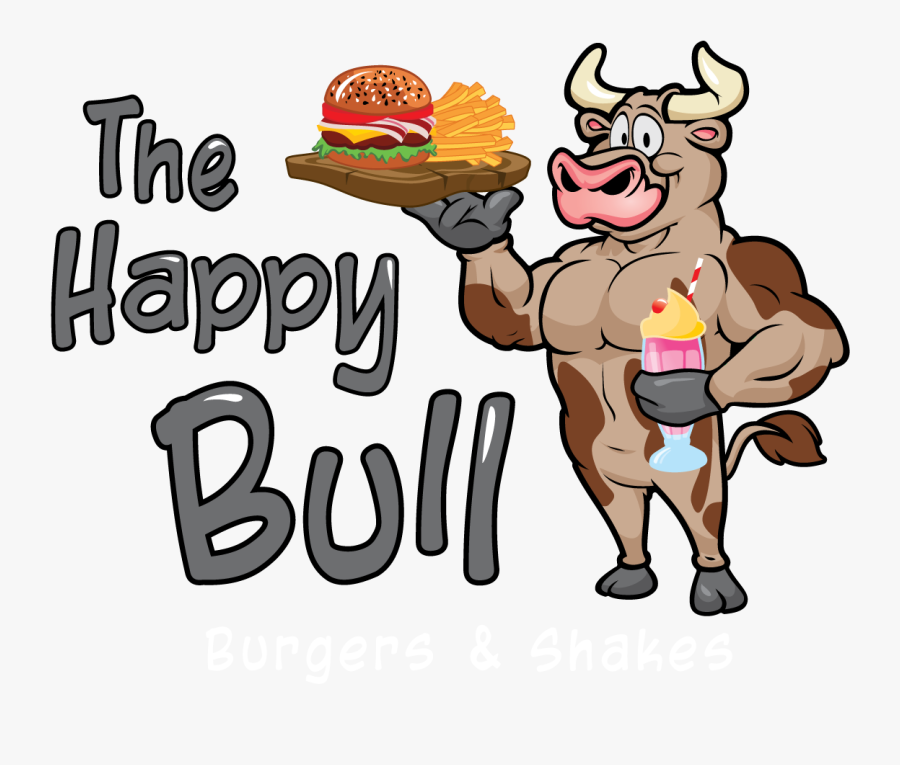 Happy Bull Cartoons - Happy Bull, Transparent Clipart