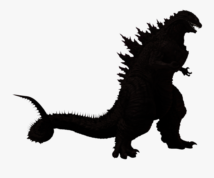 Godzilla Reboot Silhouette Kaiju Clip Art - Godzilla Clip Art, Transparent Clipart