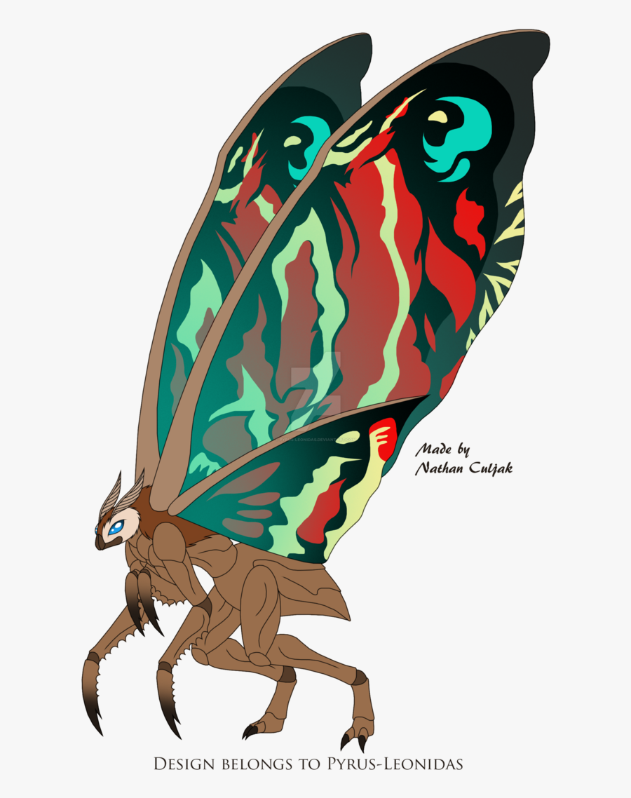 #mothra #godzilla #toho #kaiju #freetoedit - Mothra 2019 Pyrus Leonidas, Transparent Clipart