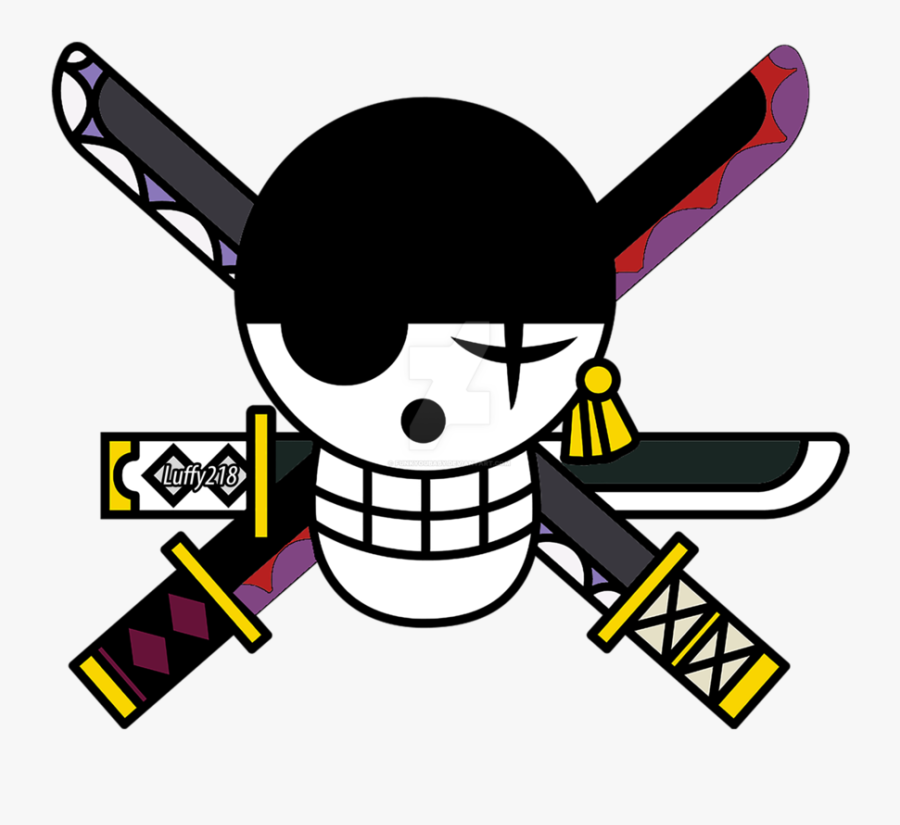 Zoro One Piece Logo Png, Transparent Clipart