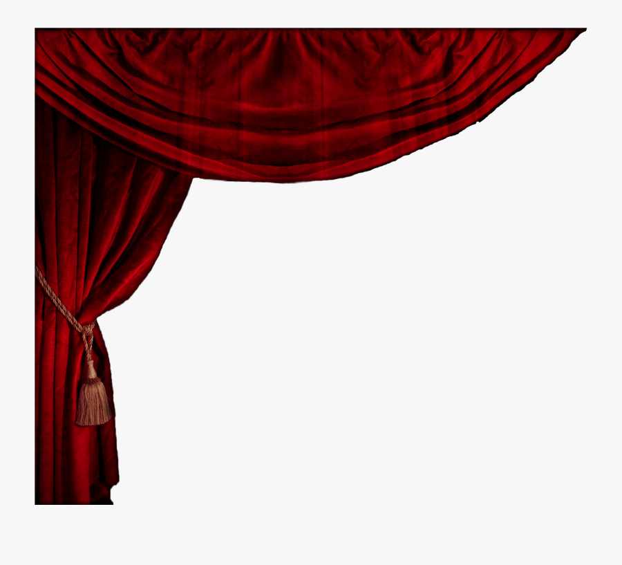 Theatre Clipart Red Stage Curtain - Open Stage Curtain Png, Transparent Clipart