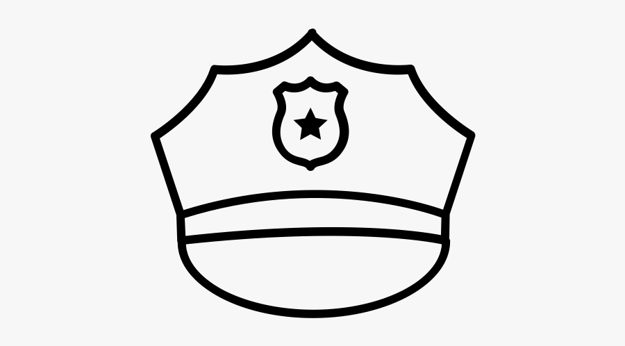 Police Hat Rubber Stamp"
 Class="lazyload Lazyload - Police Hat Coloring Page, Transparent Clipart