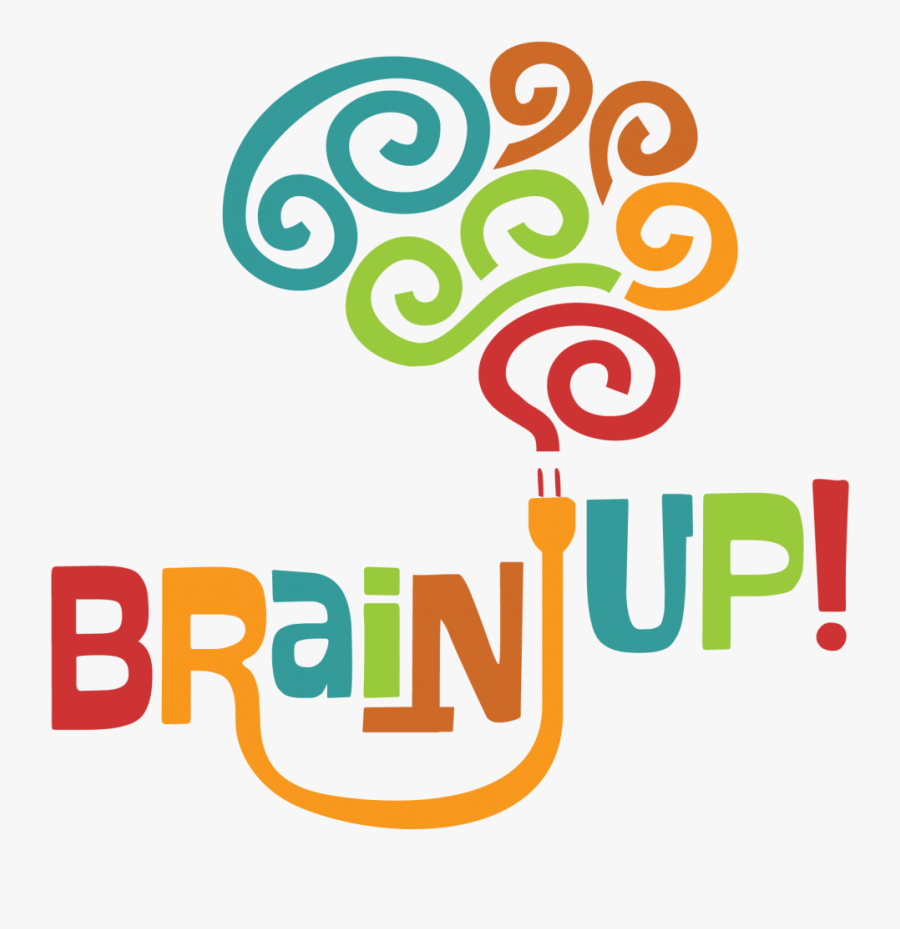Brains Clipart Doodle - Healthy Mind Brain Up Logo, Transparent Clipart