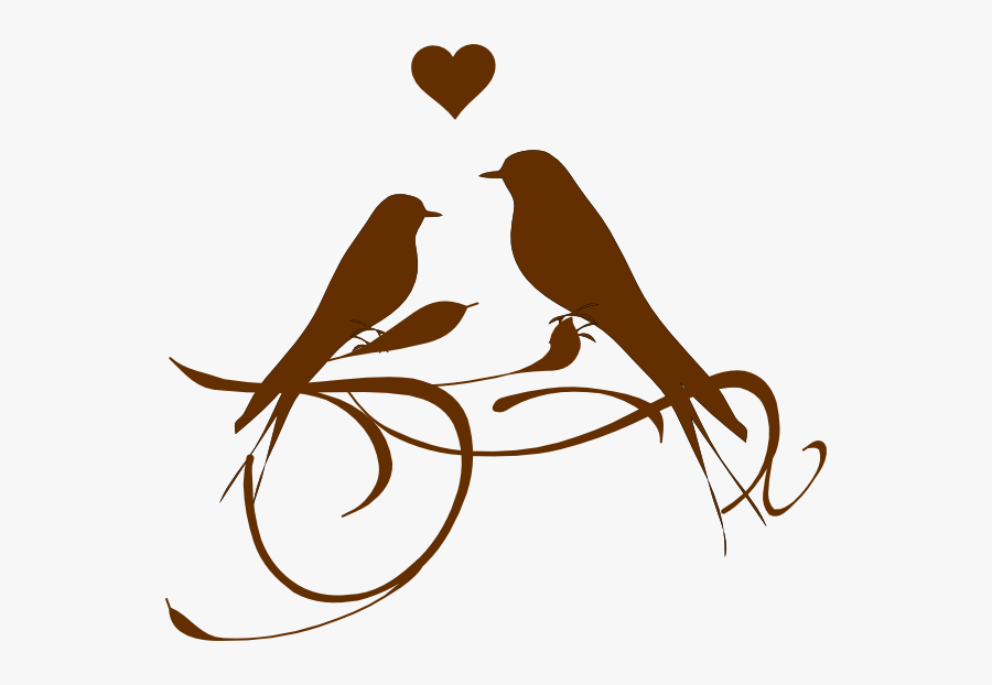 Wedding Love Birds Png, Transparent Clipart