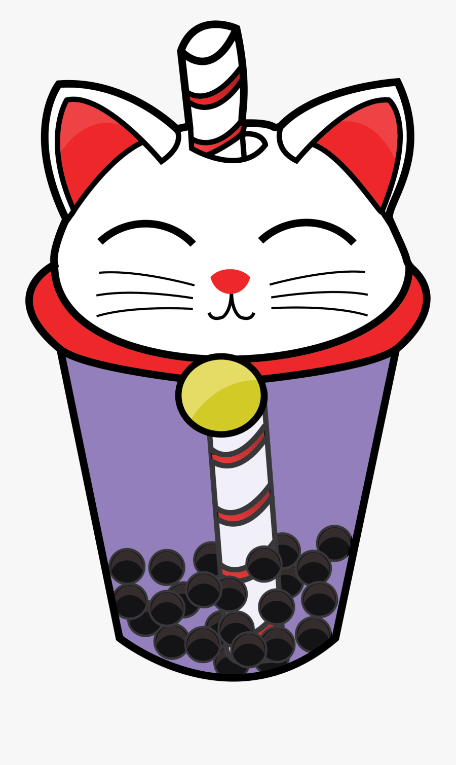 Omg Boba Tea, Transparent Clipart