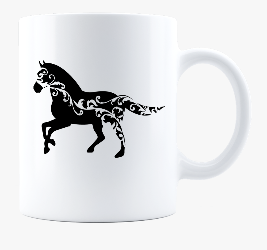 Transparent Coffee Clipart Black And White Heart - Live To Ride Horse, Transparent Clipart