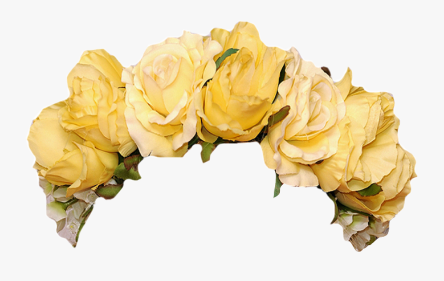 Crown Cliparts Png Yellow - Yellow Flower Crown Png, Transparent Clipart