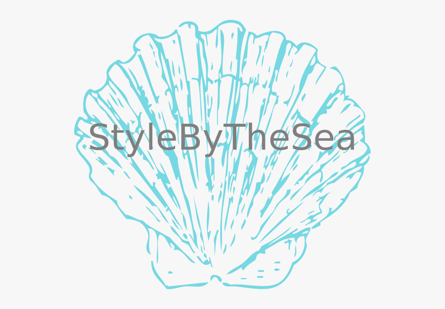 Stylebythesea Shell Svg Clip Arts - Scallop Clip Art, Transparent Clipart