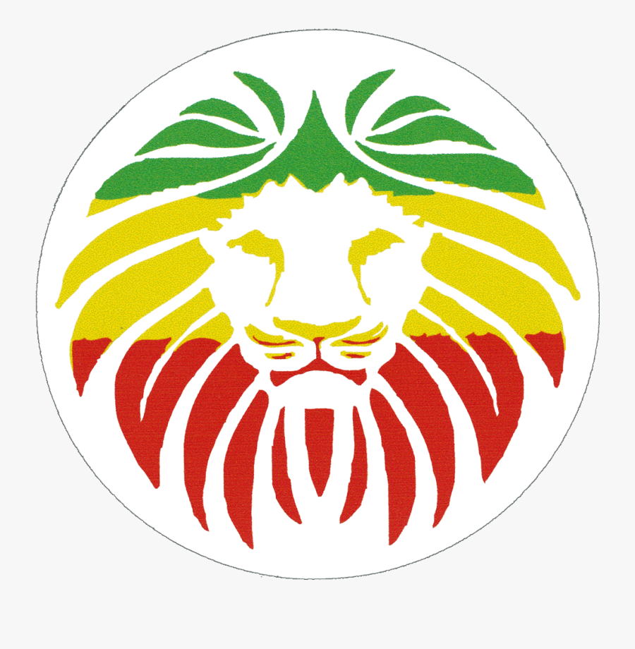 Rasta Lion Face - Lion Head Logo Png, Transparent Clipart