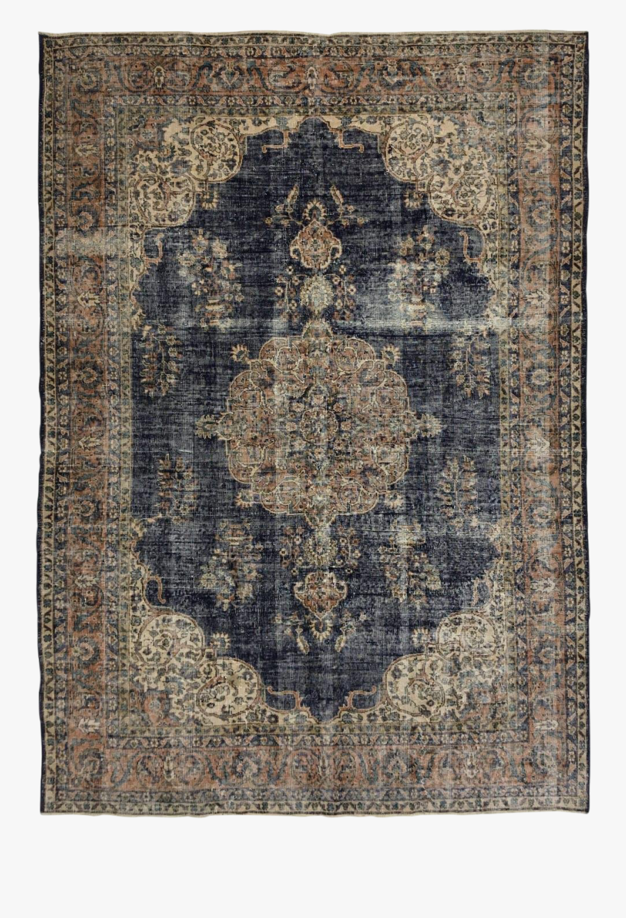 Clip Art Distressed Vintage Turkish X - Carpet, Transparent Clipart