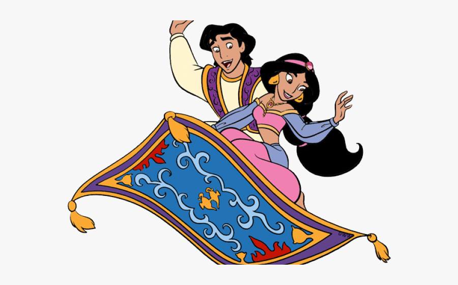 Jasmine Clipart Magic Carpet - Flying Aladdin Magic Carpet, Transparent Clipart