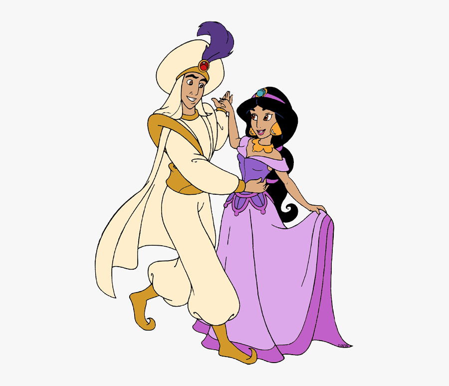 Aladdin And Jasmine Dance, Transparent Clipart