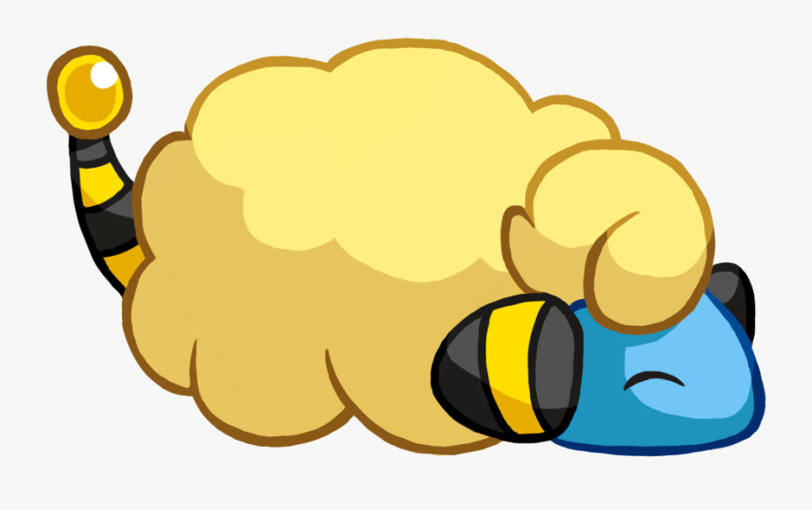 Pikachu Clipart Sleepy - Mareep In Pokeball, Transparent Clipart