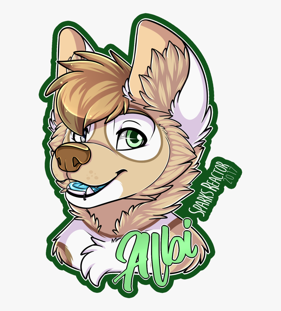 Albi Badge By Sparksfur - Cartoon, Transparent Clipart