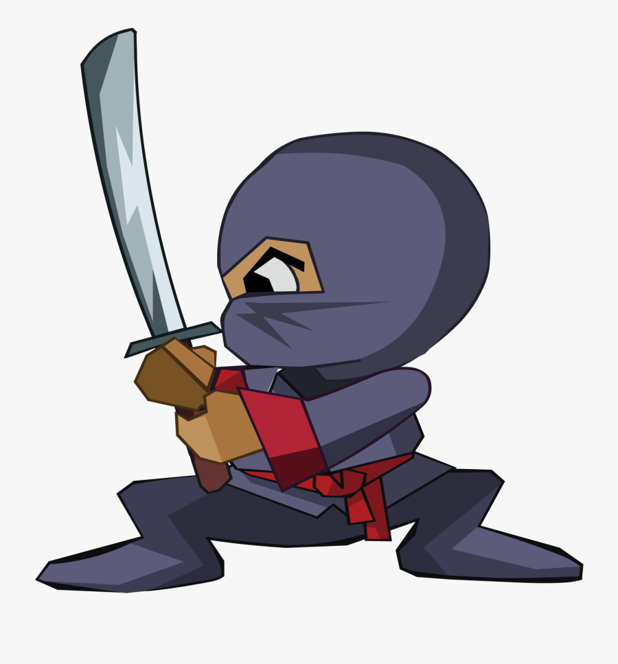 Ninja Clipart Samurai - Cartoon Samurai Png, Transparent Clipart