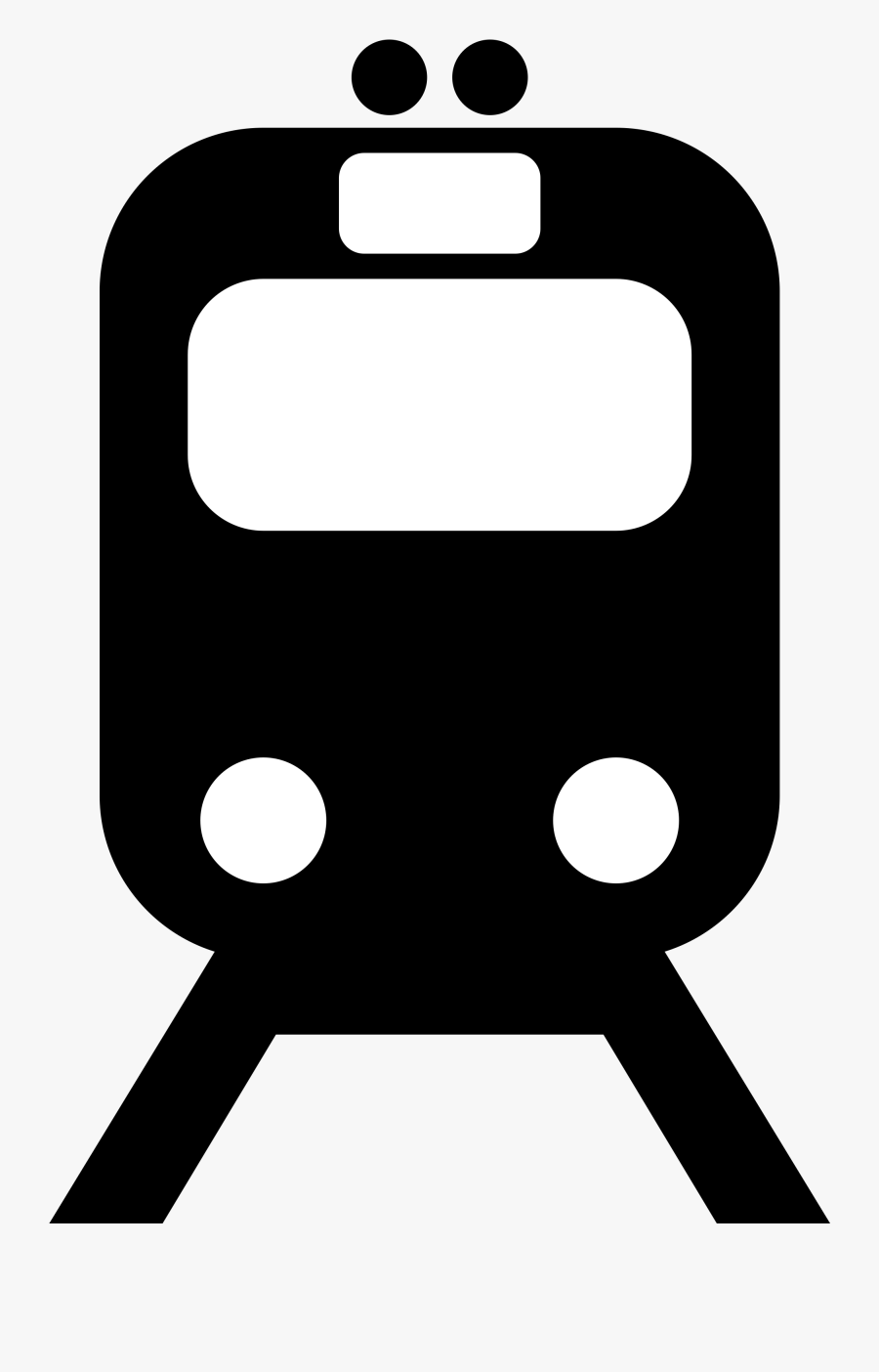 File Aiga Railtransportation Svg - Train Symbol, Transparent Clipart