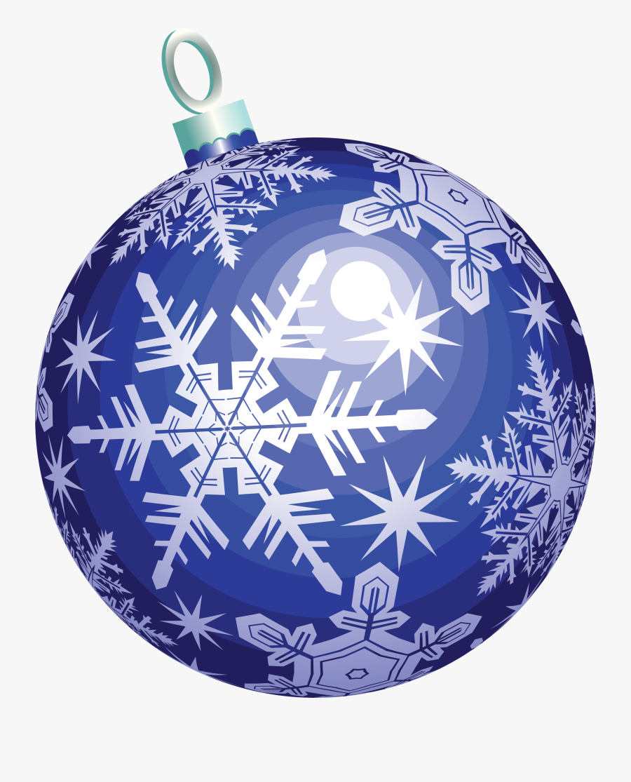 Christmas Png Picture Web - Blue Christmas Ball Png, Transparent Clipart