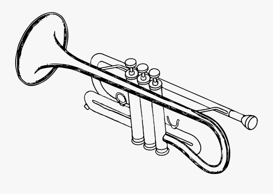 Trombone Clipart Black - Baja Clipart Black And White, Transparent Clipart