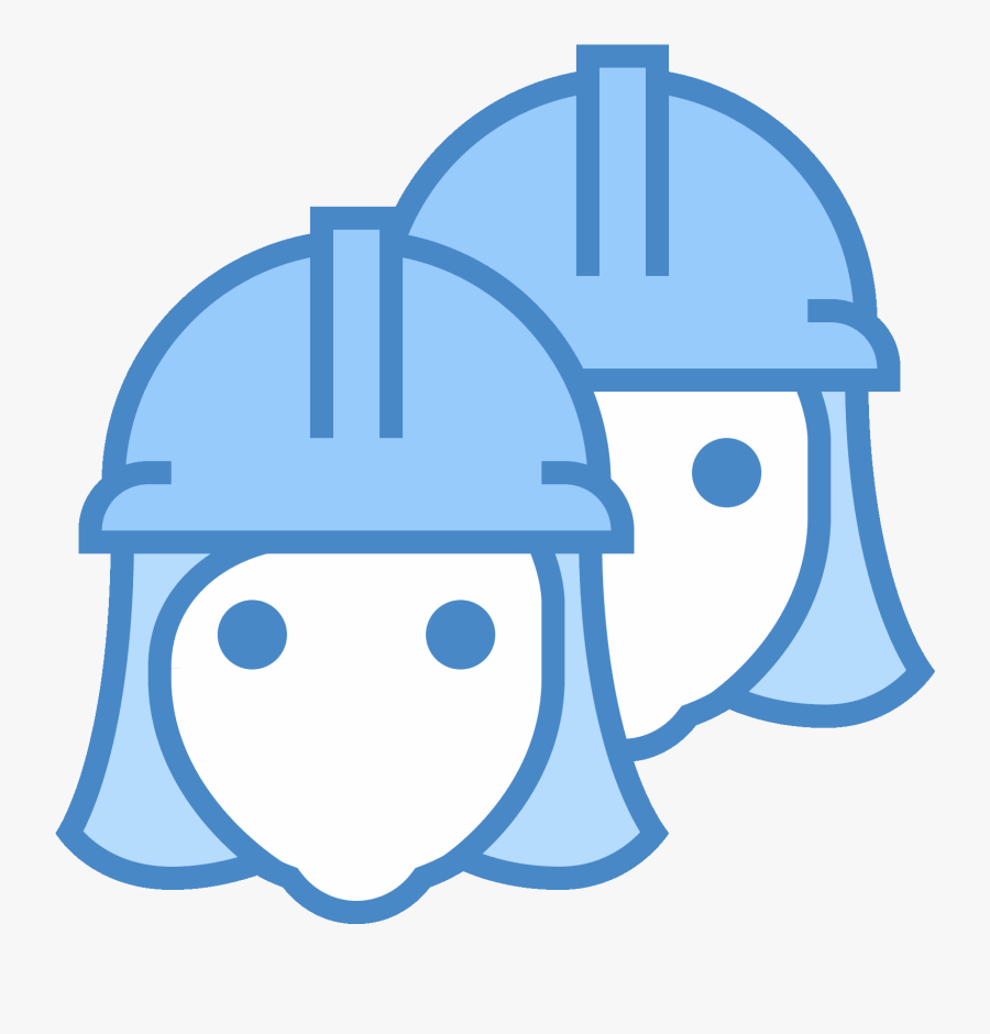 Workers Icon Free Download - Icon Safety Helmet Png, Transparent Clipart