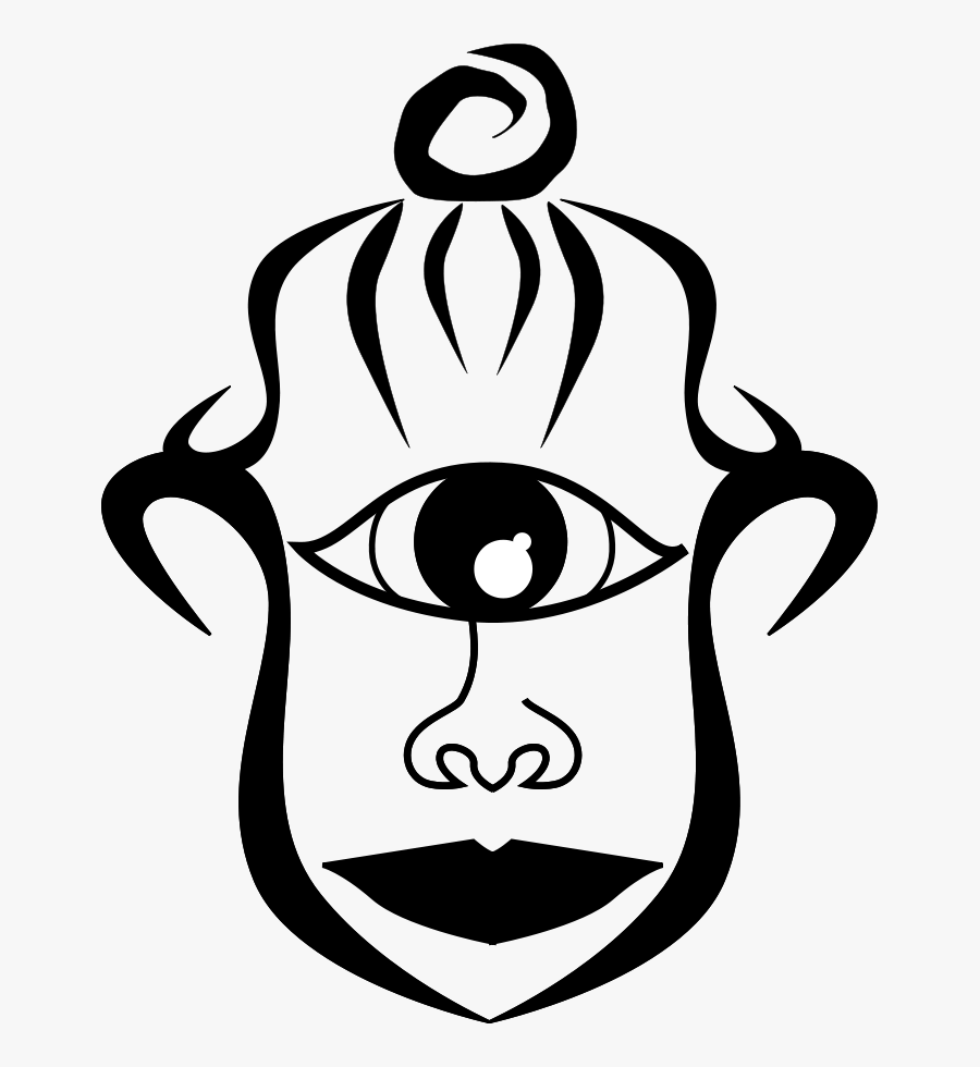 Line Art,head,monochrome Photography - Cyclops The Greek God Symbol, Transparent Clipart
