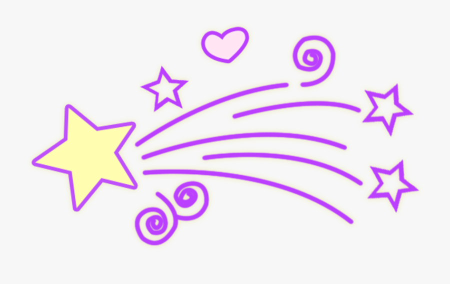 Transparent Purple Star Png - Loss Of Consciousness Cartoon, Transparent Clipart
