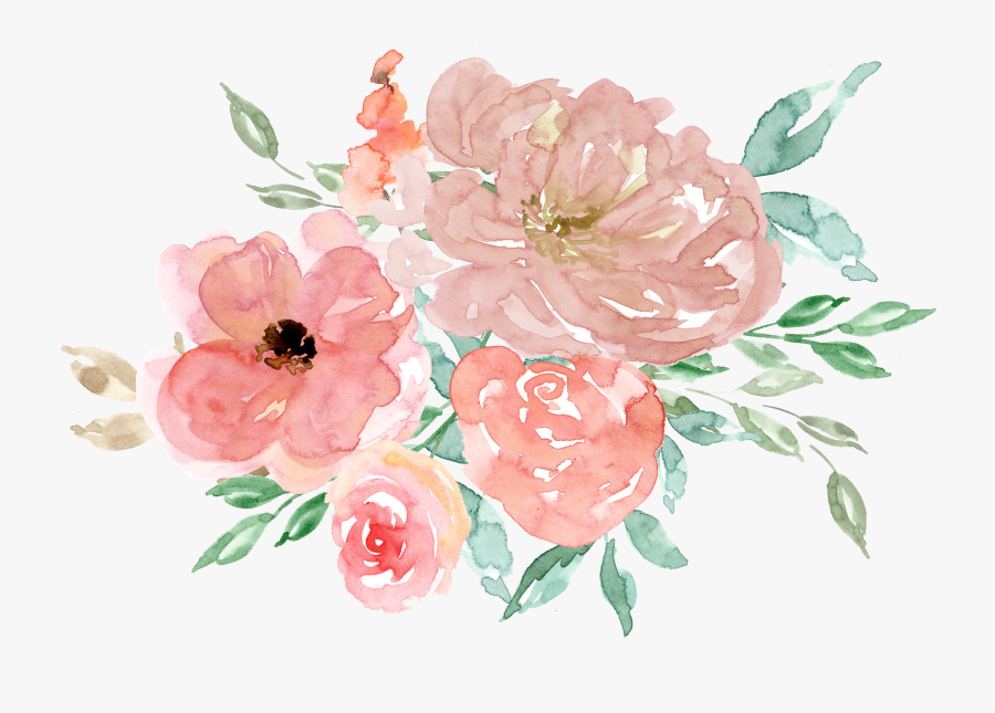Watercolor Flowers Clipart Free , Png Download - Watercolor Flowers ...
