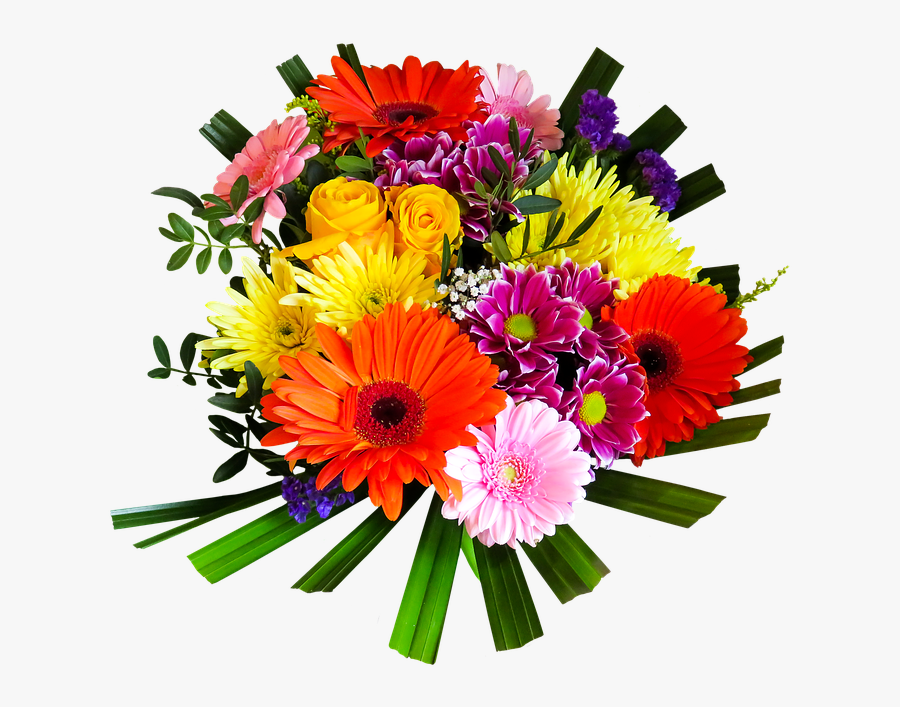 Bouquet Flowers Png - Happy Sunday Good Morning Dear Friends, Transparent Clipart