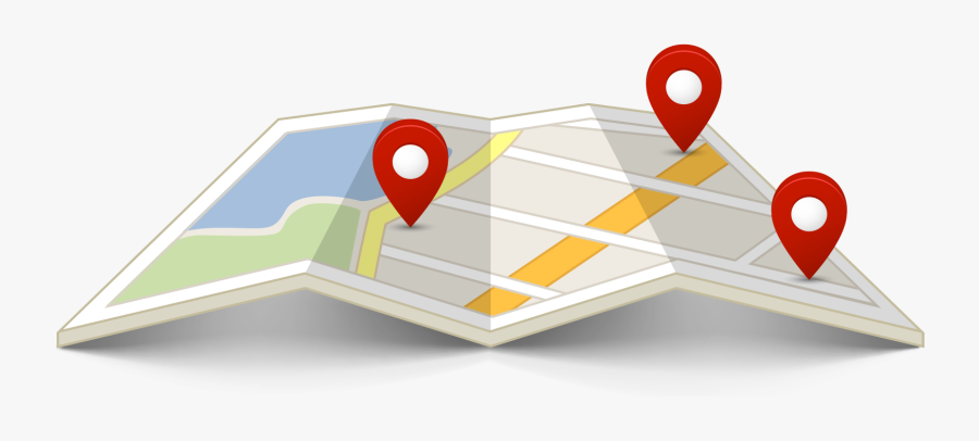 Location Clipart Flat Map - Address Location, Transparent Clipart