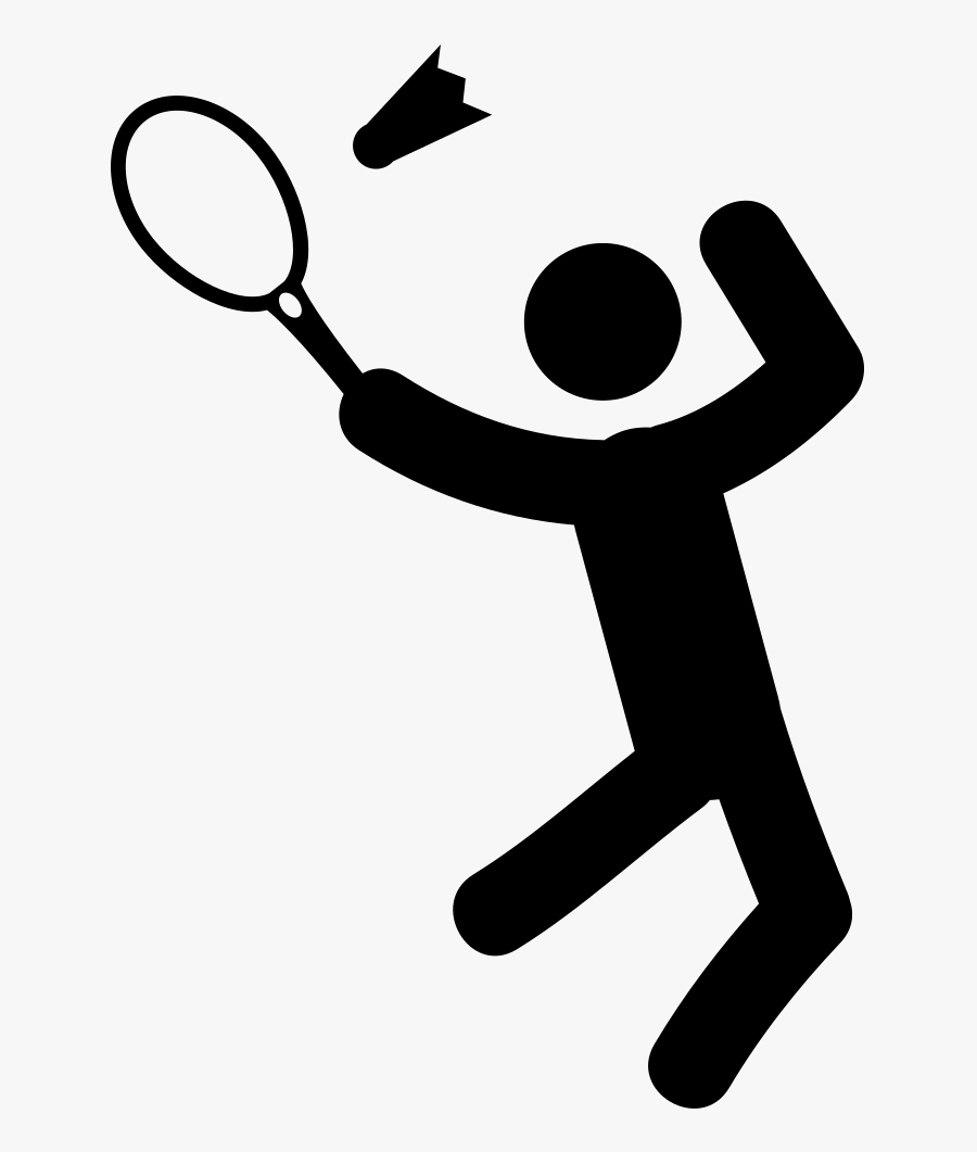 Badminton Icon Png - Playing Badminton Icon Png, Transparent Clipart