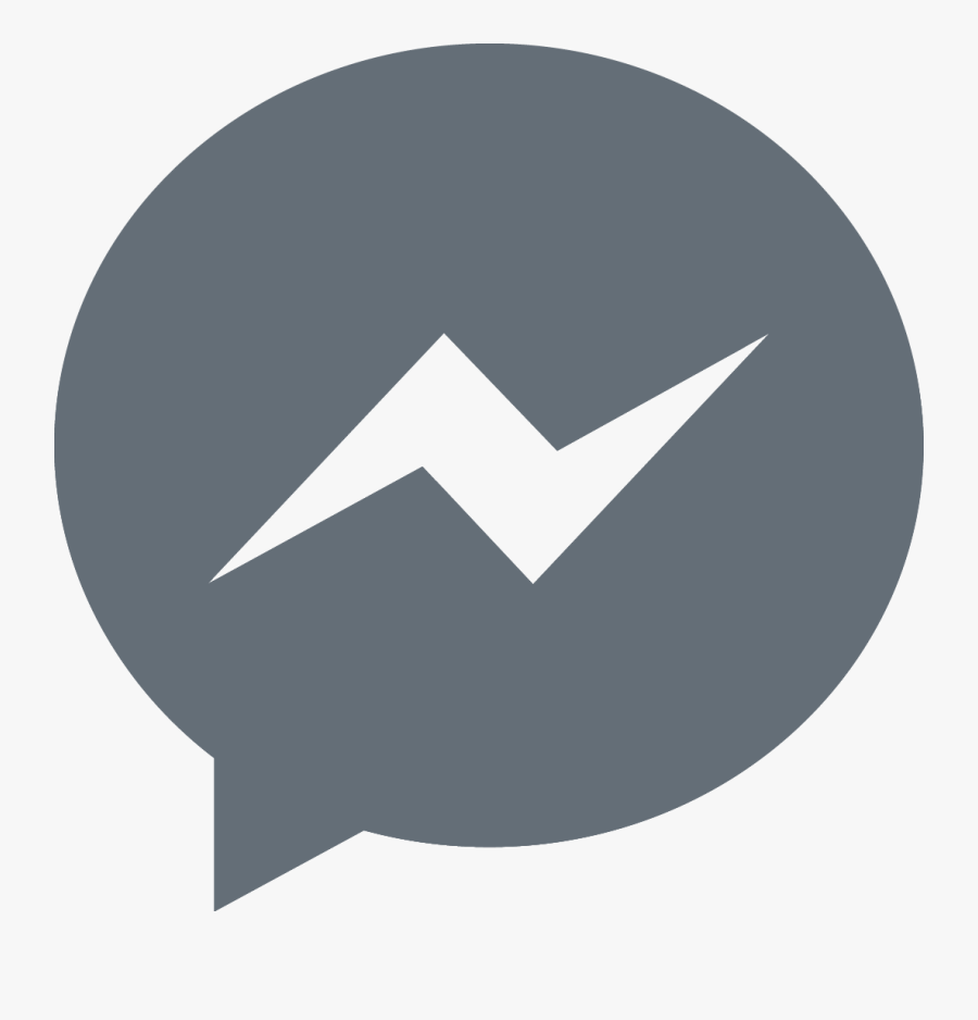 Facebook Messenger Symbol, Transparent Clipart