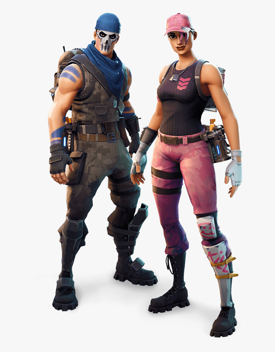 Fortnite Png Characters - Save The World Skins For Battle Royale, Transparent Clipart