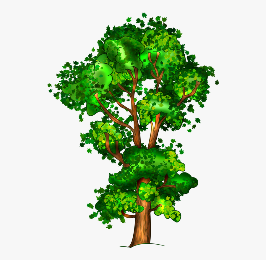 Woodland Tree Clipart - Дерево Клипарт, Transparent Clipart