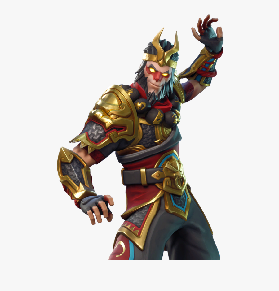 Fortnite Battle Royale Characters Png - Fortnite Wukong Skin Png, Transparent Clipart