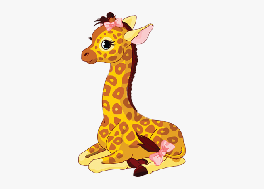 Baby Giraffe Cartoon Clip Art - Animadas Imágenes De Jirafas , Free