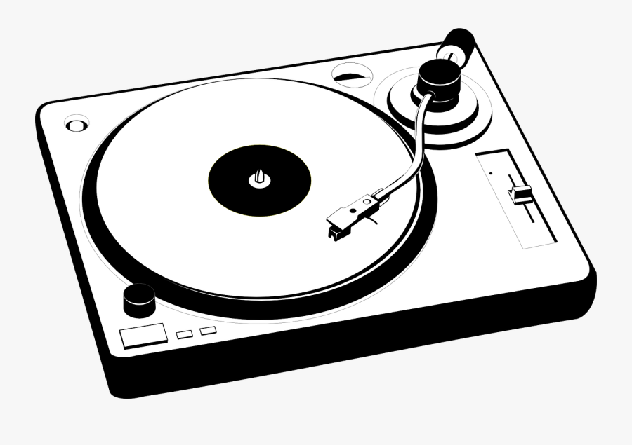 Vintage Turntable Clipart - Turntable Clipart, Transparent Clipart